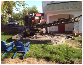Adding Soil in the Backyard
